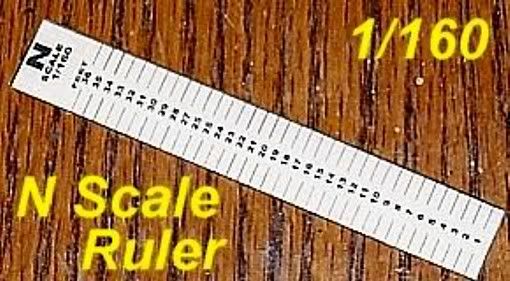 N scale ruler printable
